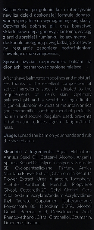 Balsam po goleniu dla mężczyzn - Scandia Cosmetics — Zdjęcie N3