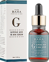 Glikolowe serum do twarzy - Cos De Baha 10% Glycolic Serum Gel Peel AHA — Zdjęcie N2