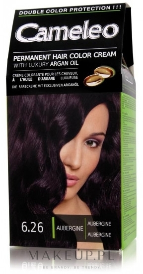 PRZECENA! Farba do włosów z olejem arganowym - Delia Cameleo * — Zdjęcie 6.26 - Oberżyna