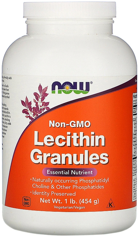 Lecytyna w granulkach, bez GMO - Now Foods Lecithin Non- GMO Granules — Zdjęcie N1