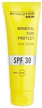 Lekki mineralny krem ​​przeciwsłoneczny do twarzy - Revolution Skin SPF 30 Mineral Sun Protect Face Cream — Zdjęcie N1