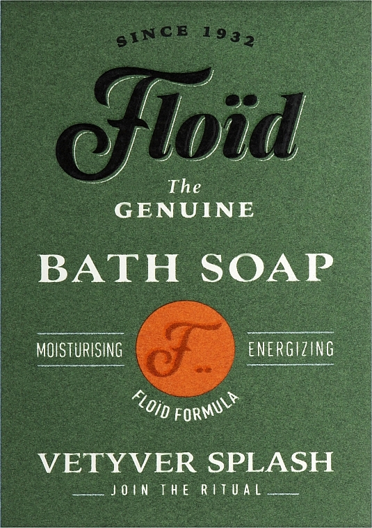 Mydło w kostce dla mężczyzn - Floid Vetyver Splash Bath Soap — Zdjęcie N1