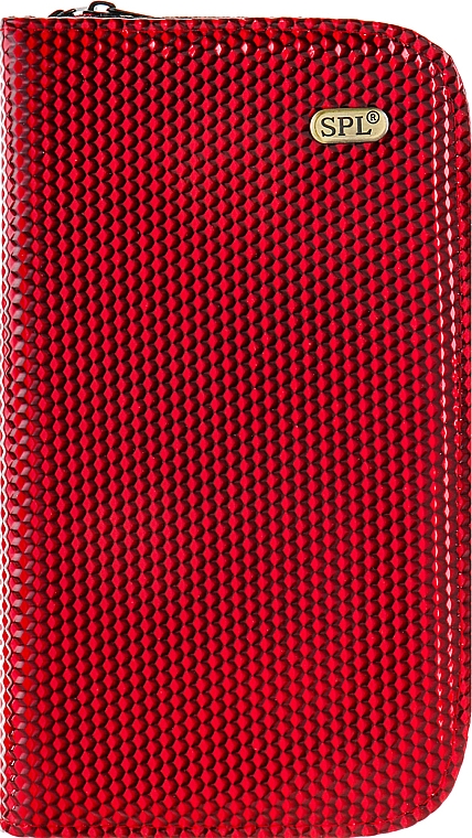 Etui na narzędzia fryzjerskie, 77406, lakierowane na czerwono - SPL — Zdjęcie N2