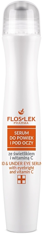 Serum do oczu i oczu z brwiami i witaminą C - Floslek Eye Care Serum — Zdjęcie N2