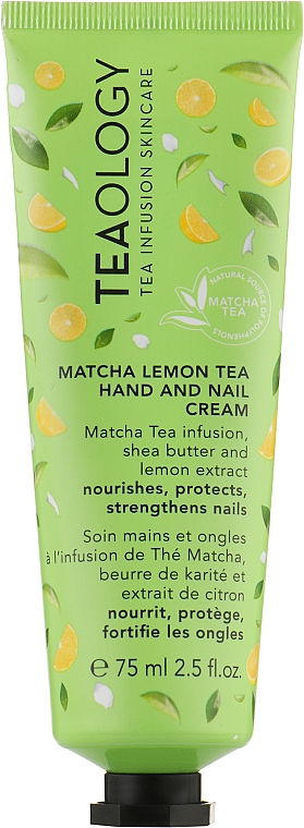 Krem do rąk i paznokci - Teaology Matcha Tea Hand And Nail Cream — Zdjęcie N1