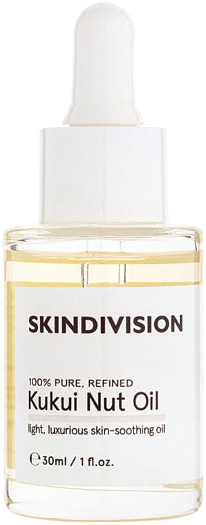 Olej do twarzy z orzechów kukui - SkinDivision 100% Pure Kukui Nut Oil — Zdjęcie N1