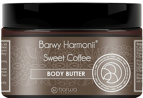 Masło do ciała Słodka kawa - Barwa Harmony Body Butter Sweet Coffee — фото N1