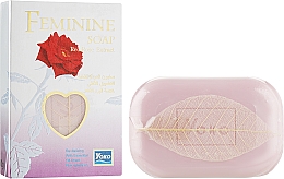 Mydło do higieny intymnej z olejkiem różanym i witaminą E - Yoko Feminine Soap — Zdjęcie N1