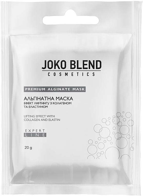 Liftingująca maska alginianowa z kolagenem i elastyną - Joko Blend Premium Alginate Mask
