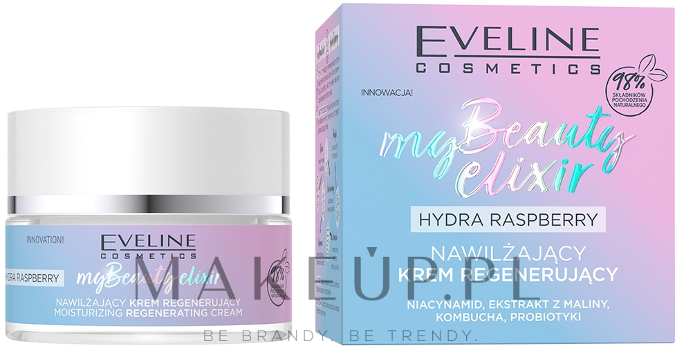 Nawilżający krem regenerujący - Eveline Cosmetics My Beauty Elixir — Zdjęcie 50 ml