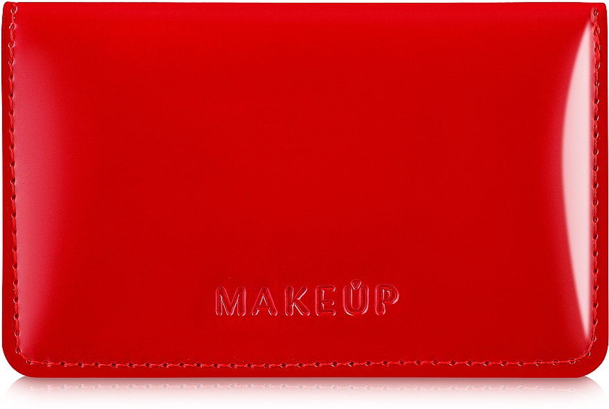 Etui na karty, czerwone lakierowane Elegant Red - MAKEUP — Zdjęcie N2