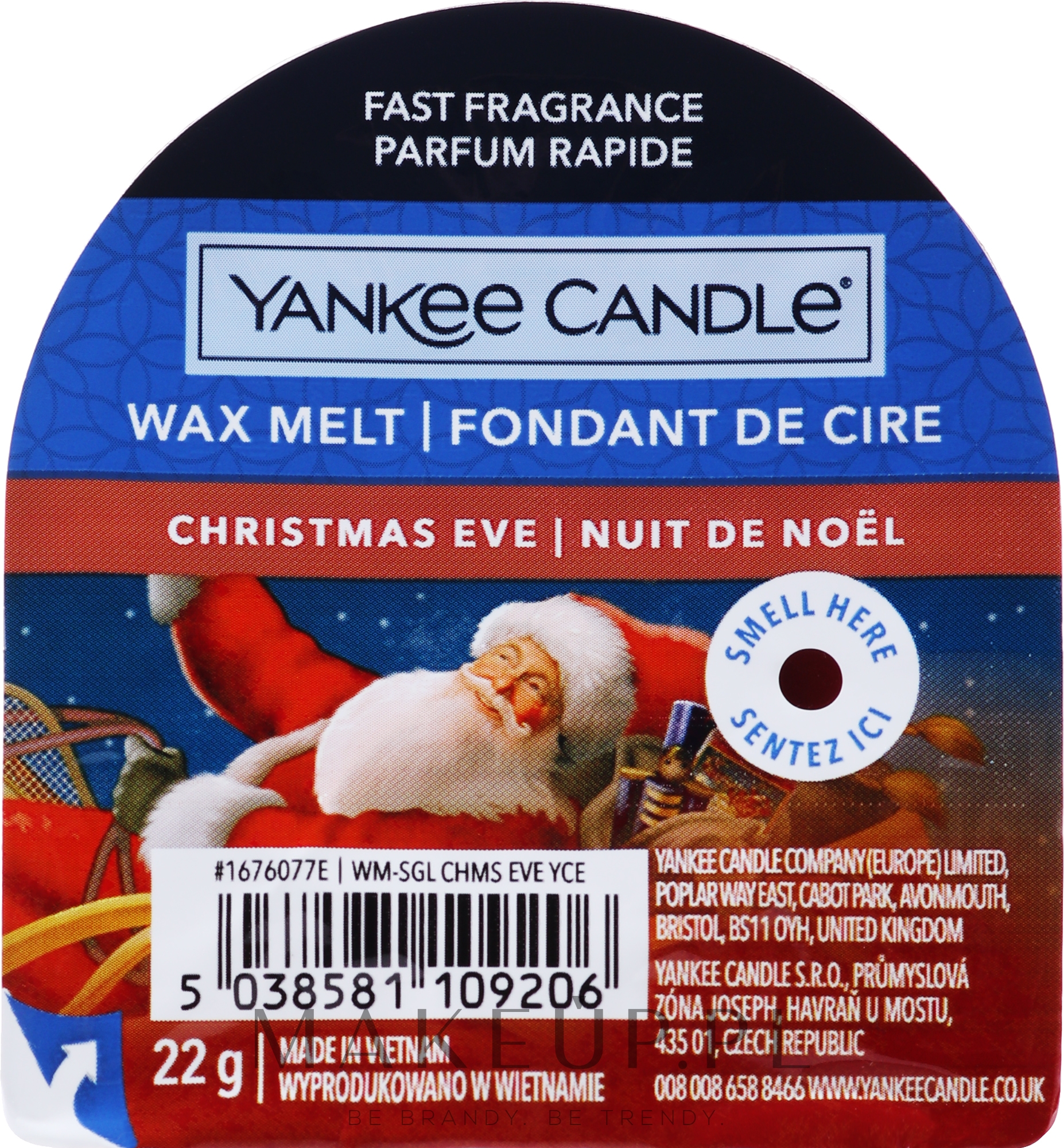 Wosk zapachowy - Yankee Candle Christmas Eve Tarts — Zdjęcie 22 g