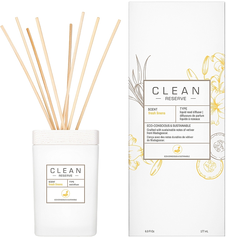 Clean Fresh Linens - Dyfuzor zapachowy — Zdjęcie N1