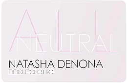 Paleta cieni do powiek - Natasha Denona Biba All Neutral Eyeshadow Palette — Zdjęcie N4