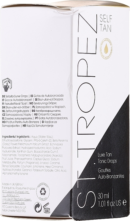 PRZECENA! Samoopalające serum do twarzy - St.Tropez Self Tan Luxe Tan Tonic Glow Drops * — Zdjęcie N1