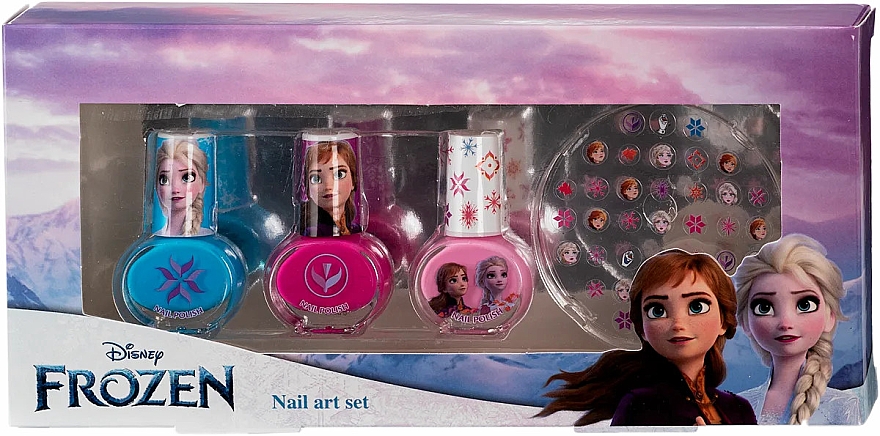 Zestaw do stylizacji paznokci, 4 produkty - EP Line Frozen Nail Art Set — Zdjęcie N1