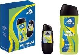 Kup Zestaw - Adidas Get Ready Kit (sh/gel/250ml + deo/55g)