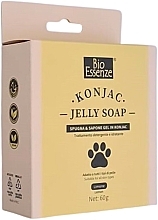 Kup Zestaw - Bio Essenze Jelly Soap Limone (sponge/1 pcs + soap/60 g)