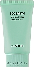 Krem przeciwsłoneczny z centellą i miętą - The Saem Eco Earth Cica Sun Cream — Zdjęcie N1