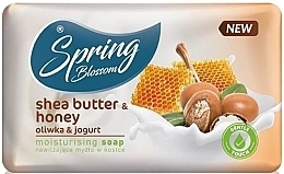 Kup Nawilżające mydło w kostce Masło shea i miód - Spring Blossom Shea Butter & Honey Moisturizing Soap