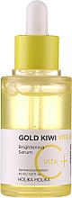 Zestaw - Holika Holika Gold Kiwi Vita C+ Brightening Serum Special Set (ser 45 ml + ser 23 ml + pad 5 pcs) — Zdjęcie N3