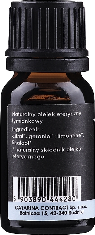 100% naturalny olejek tymiankowy - E-Fiore Thyme Natural Essential Oil — Zdjęcie N2
