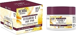 Krem na noc do twarzy z witaminą C - Victoria Beauty C Age Pro Night Face Moisturizer SPF 10 — Zdjęcie N2