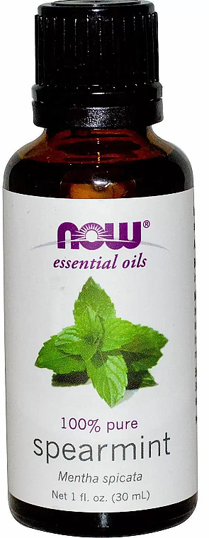 Olejek eteryczny z mięty pieprzowej - Now Foods Essential Oils 100% Pure Spearmint — Zdjęcie N1