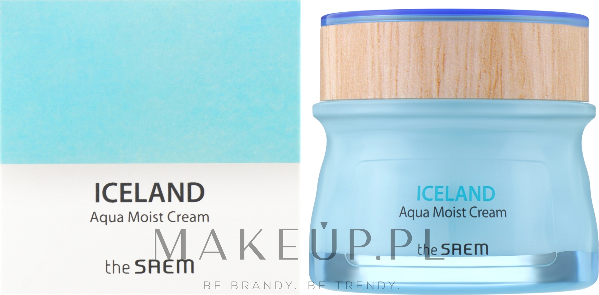 Nawilżający krem do twarzy - The Saem Iceland Aqua Moist Cream — Zdjęcie 60 ml