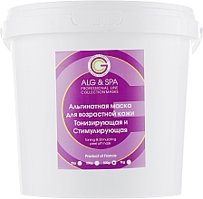 Maska alginianowa Tonizująca i stymulująca do starzenia się skóry - ALG & SPA Professional Line Collection Masks Tonic and Stimulating Peel off Mask — Zdjęcie N3