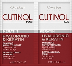 Kup Zestaw próbek do włosów - Oyster Cosmetics Cutinol Plus Keratin (oil/15ml + sh/15ml)