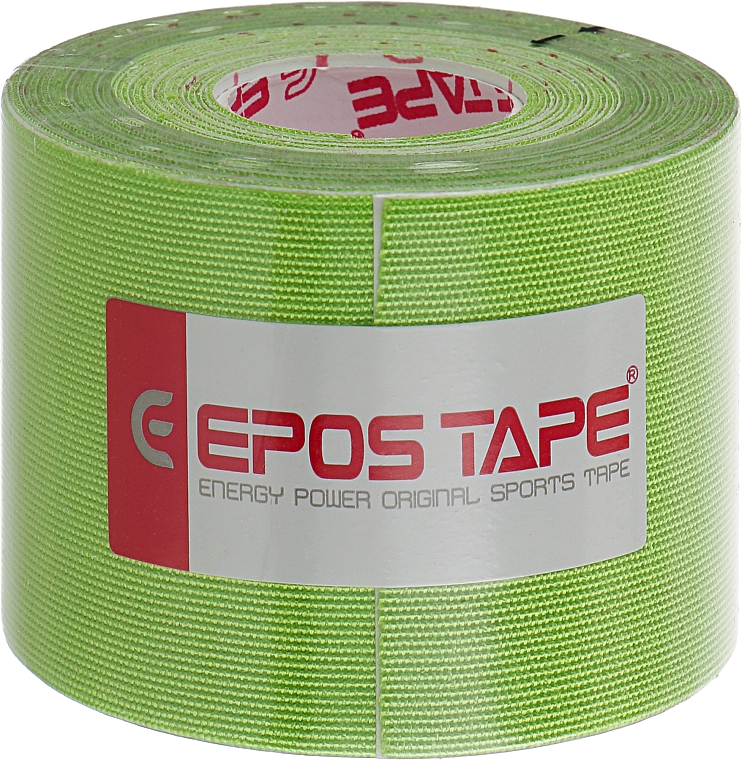 Taśma do kinesiotapingu, zielona - Epos Tape Rayon — Zdjęcie N1