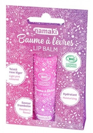 Naturalny balsam do ust dla dzieci Malina - Namaki Lip Balm — Zdjęcie N1