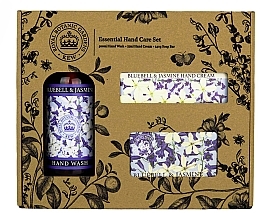 Zestaw - The English Soap Company Bluebell & Jasmine Essential Hand Care Set (soap/240g + h/cr/75ml + h/wash/500ml) — Zdjęcie N1