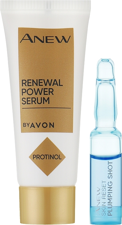 Zestaw - Avon Anew Protinol (serum 10 ml + ampoules 7 x 1,3 ml)  — Zdjęcie N2