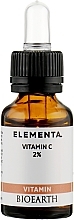 Serum do twarzy z witaminą C 2% - Bioearth Elementa Vitamin C 2% — Zdjęcie N3
