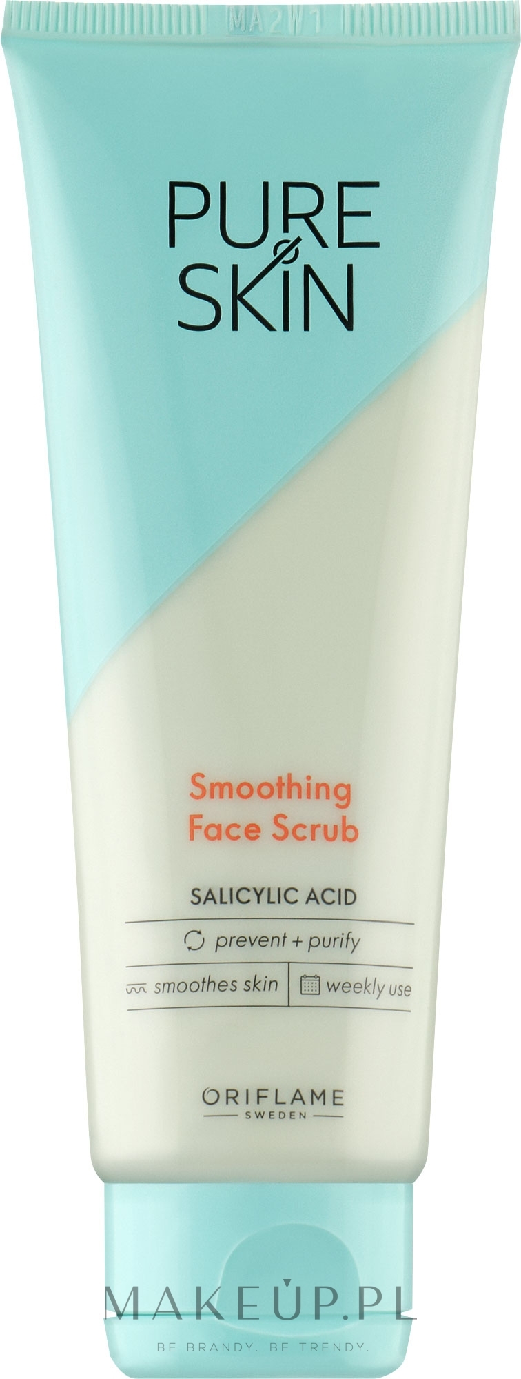 Oczyszczający peeling do twarzy - Oriflame Pure Skin Smoothing Face Scrub — Zdjęcie 75 ml