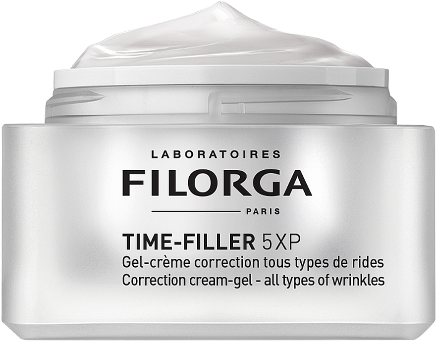Przeciwzmarszczkowy krem-żel korygujący do twarzy - Filorga Time-Filler 5 XP Correction Cream-Gel — Zdjęcie N2