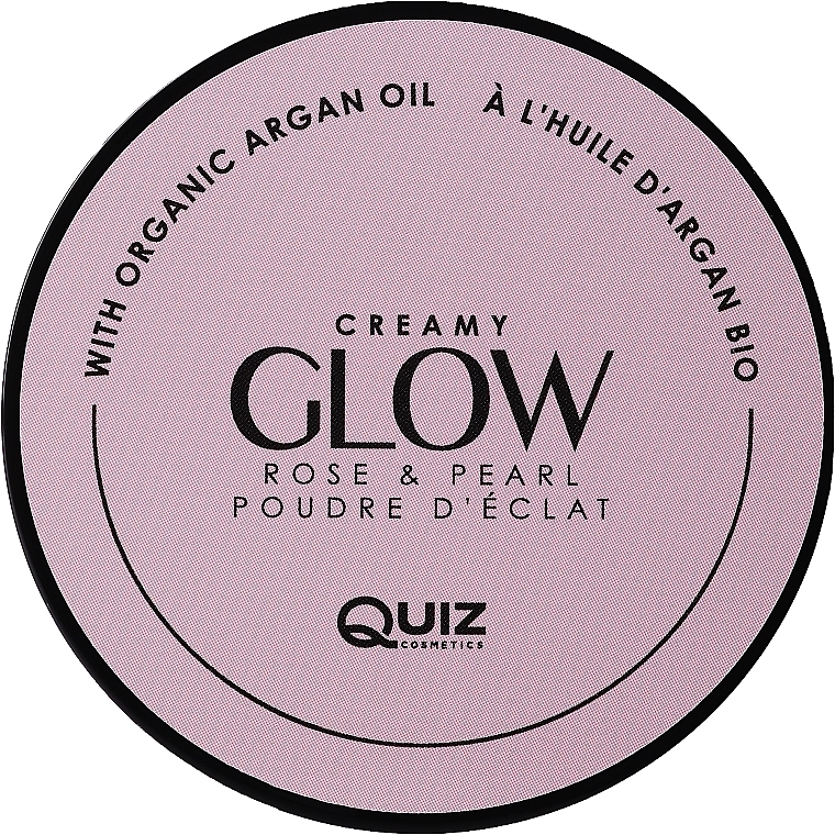 Kremowy róż rozświetlający - Quiz Cosmetics Glow Compact Powder — Zdjęcie N2