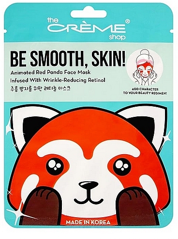 Maseczka do twarzy - The Creme Shop Face Mask Be Smooth Skin! Red Panda — Zdjęcie N1