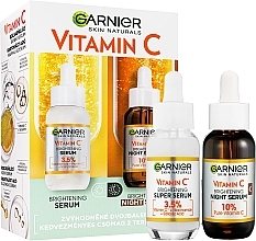 Zestaw - Garnier Skin Naturals Vitamin C Set (f/ser/30ml*2)  — Zdjęcie N1