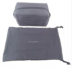 Kosmetyczka męska, szara - Bvlgari Men Pouch Grey — Zdjęcie N2