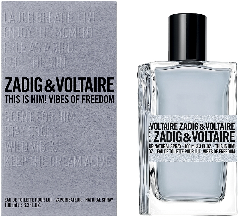 Zadig & Voltaire This Is Him! Vibes Of Freedom - Woda toaletowa — Zdjęcie N2