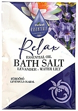 Kup Sól do kąpieli Lawenda i lilia wodna - Difeel Essentials Relax Bath Salt Lavander, Water Lily