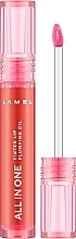 Odżywczy olejek barwiący do ust - LAMEL Make Up All in One Lip Tinted Plumping Oil — Zdjęcie N1