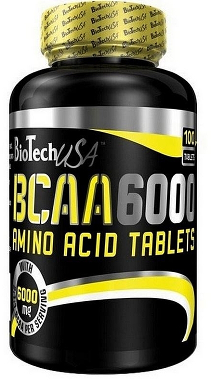 Kompleks aminokwasów - BioTechUSA BCAA 6000 Amino Acid Tablets — Zdjęcie N1