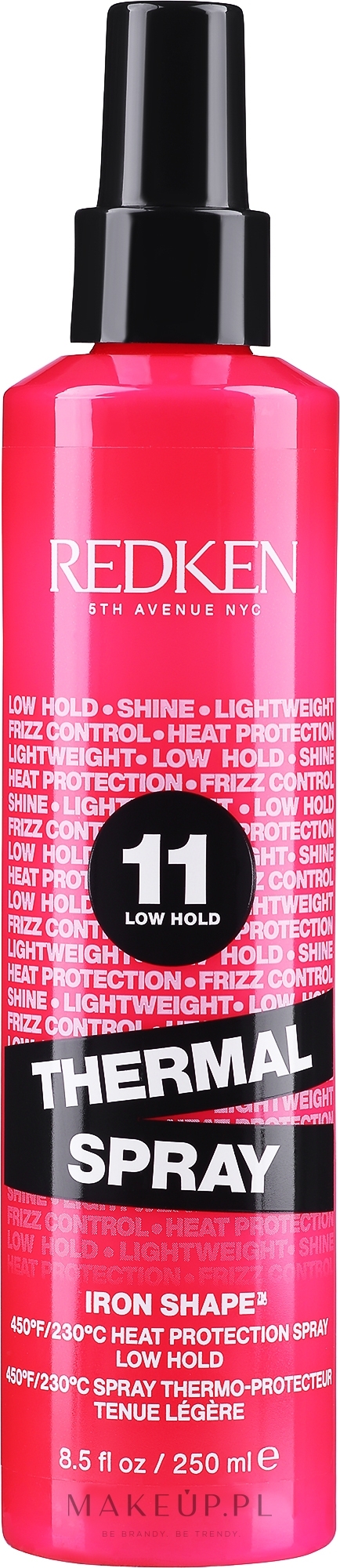 Termoochronny spray utrwalający stylizację włosów - Redken Iron Shape 11 Thermal Holding Spray — Zdjęcie 250 ml