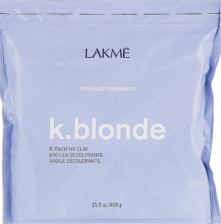 Rozjaśniająca glinka - Lakme K.Blonde Bleaching Clay — Zdjęcie N1