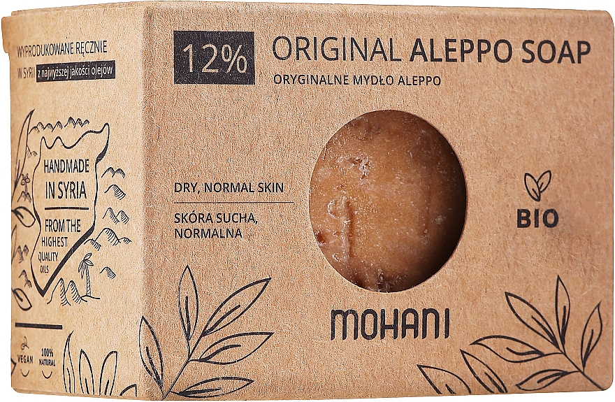 Biomydło Aleppo, 12 % - Mohani  — Zdjęcie N1