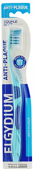 Szczoteczka do zębów, miękka, niebieska - Elgydium Anti-Plaque Soft Toothbrush — Zdjęcie N1